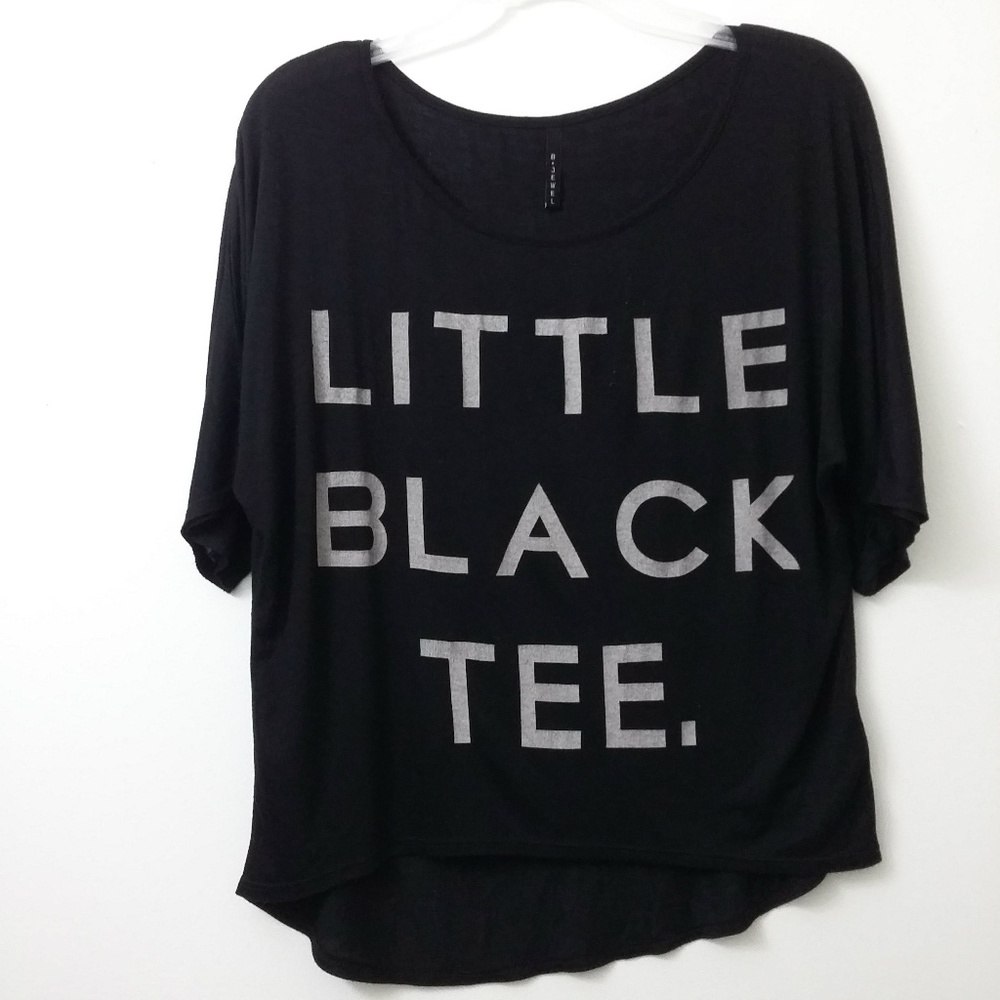 Little Black Tee High Low Shirt